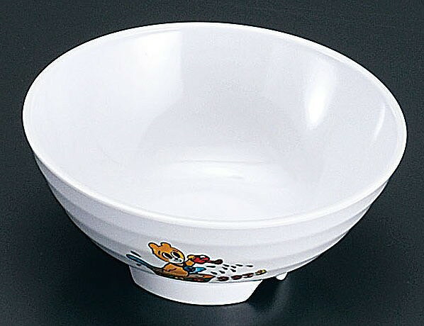 メラミンお子様食器「コロちゃん」KF-18　ラーメン丼　小