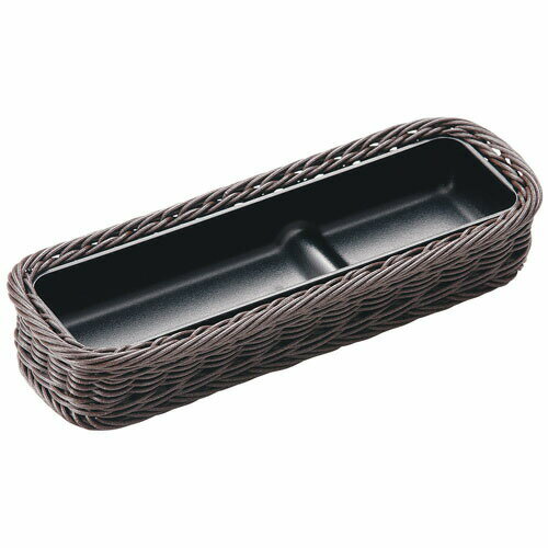 樹脂カトラリーバスケットこげ茶