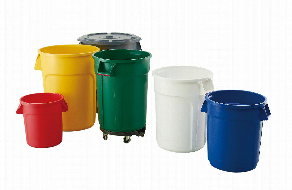 トラスト　ラウンドコンテナ1015　208L　ホワイト(3)