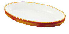 シェーンバルド　オーバルグラタン皿　茶 3011−24B
