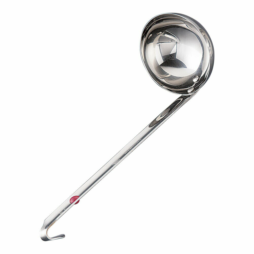 UK18－8カラーマーカー付レードル 赤　350