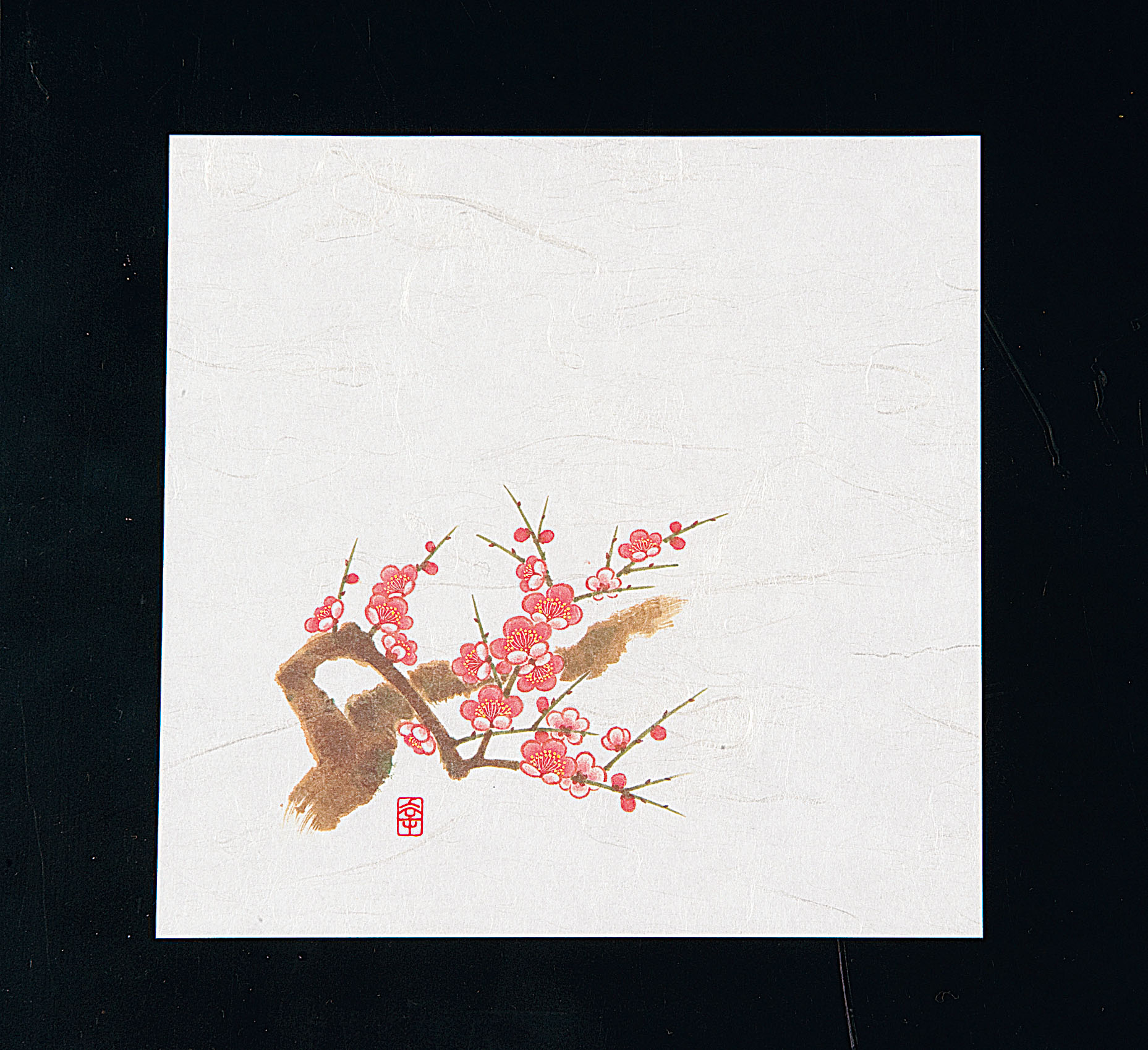 ニュー四季懐紙　5寸（100枚入） NS−4　梅