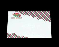 尺三　奉書テーブルマット（100枚入） TH−36ストライプクリスマス