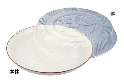 商品説明商品名：プラ容器オードブル蓋　透明 （益子48用）48（10枚入）品番：XNS0901サイズ：直径×高さ(mm)480×50JANコード：4582147169636素材：OPS原産国：日本商品詳細プラ容器シリーズ…陶器や漆器の趣をそのままに、テイクアウト用をメインとしながらも使い捨てではなく、家庭内での再利用も出来る製品です。スーパーや鮮魚店、仕出屋などに幅広くご使用できます。※製造上の都合により模様等にシワなどが入っている場合が ございますがご了承ください。●刺身、寿司盛り合わせやオードブルに。※入数