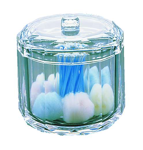 アクリル　コットンボール＆綿棒ホルダー 5868