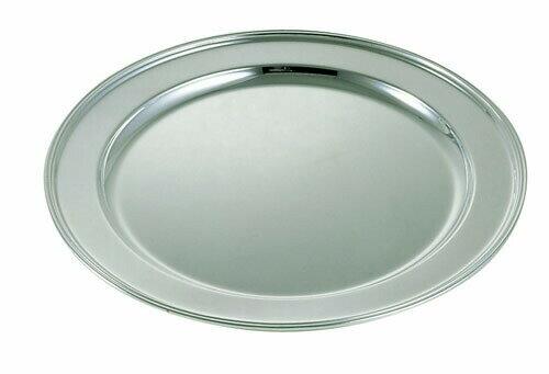 洋白3．8μ　丸肉皿 10インチ