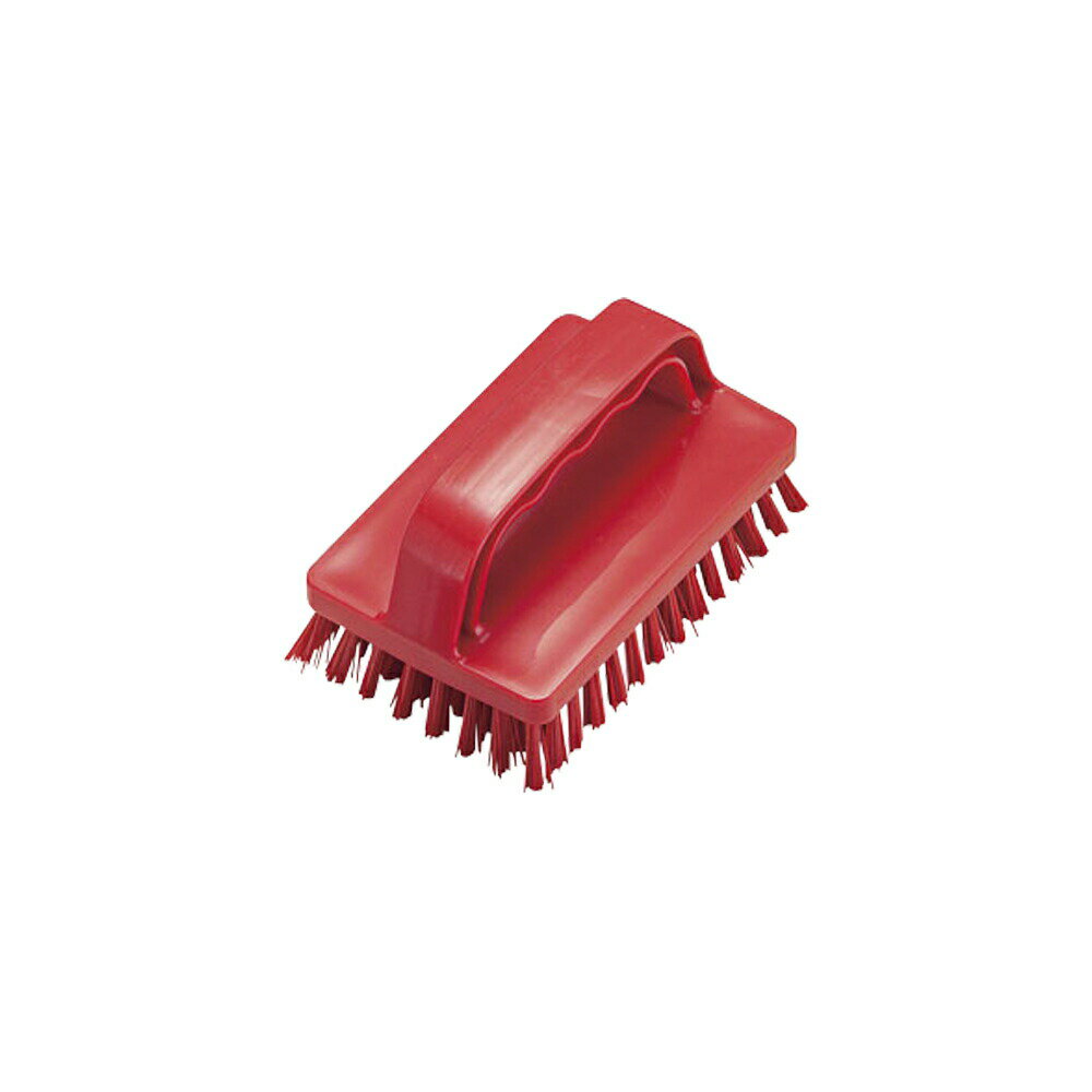 HP　ハンドブラシ　角型 赤　54317