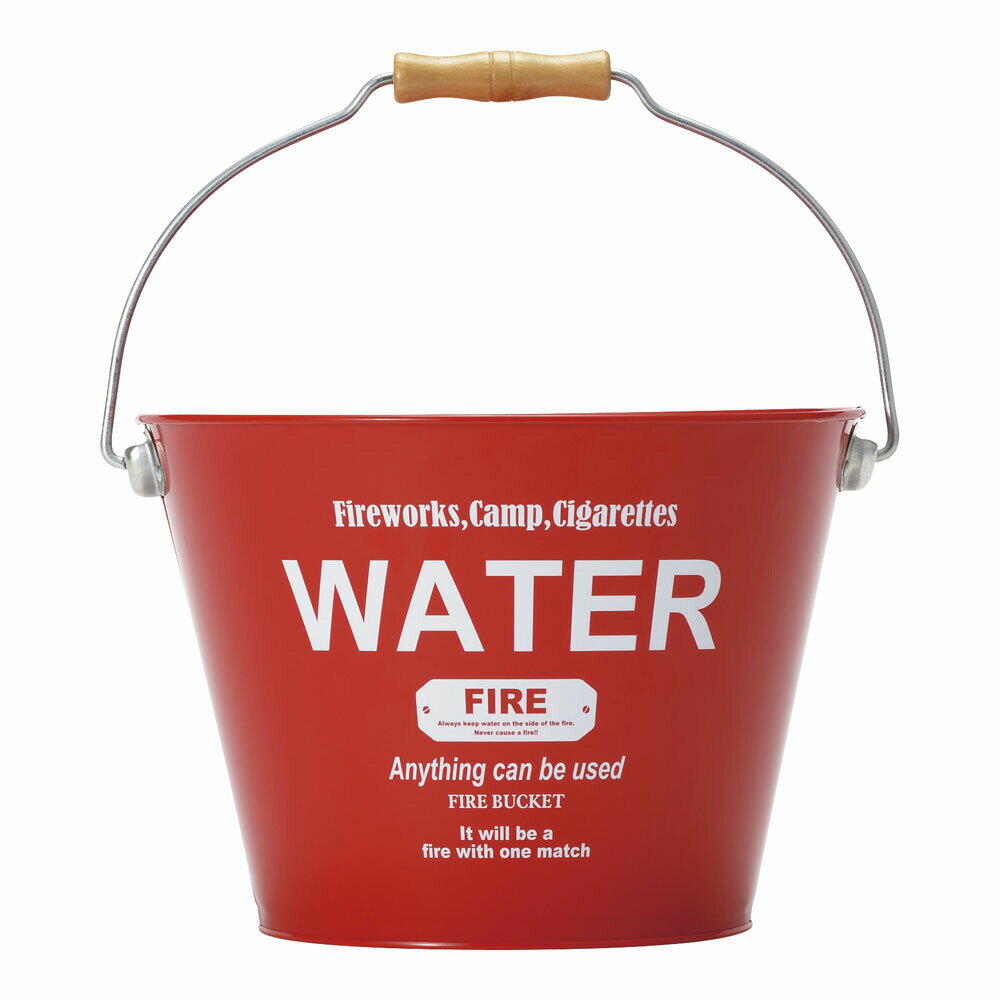 ファイヤーバケット 赤／白　60025