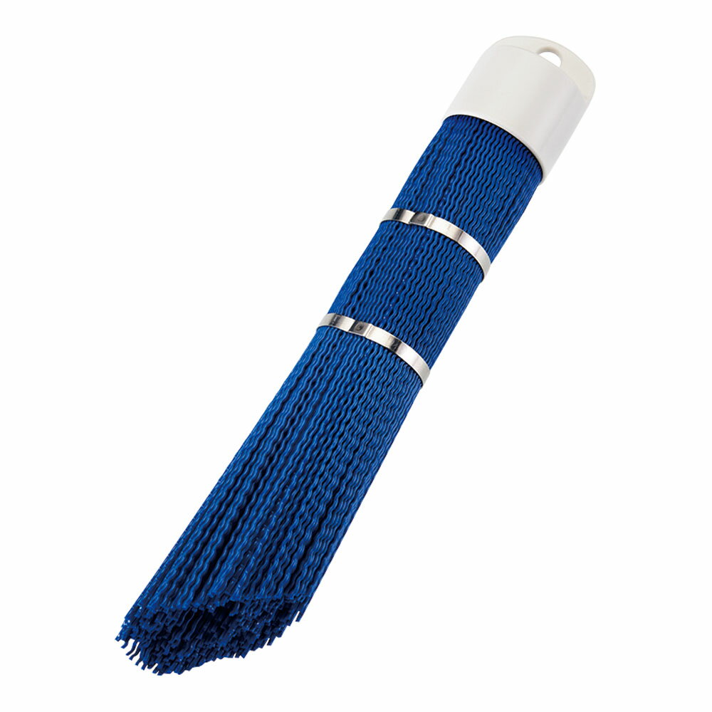 衛生ササラブラシ斜め（樹脂製） 青