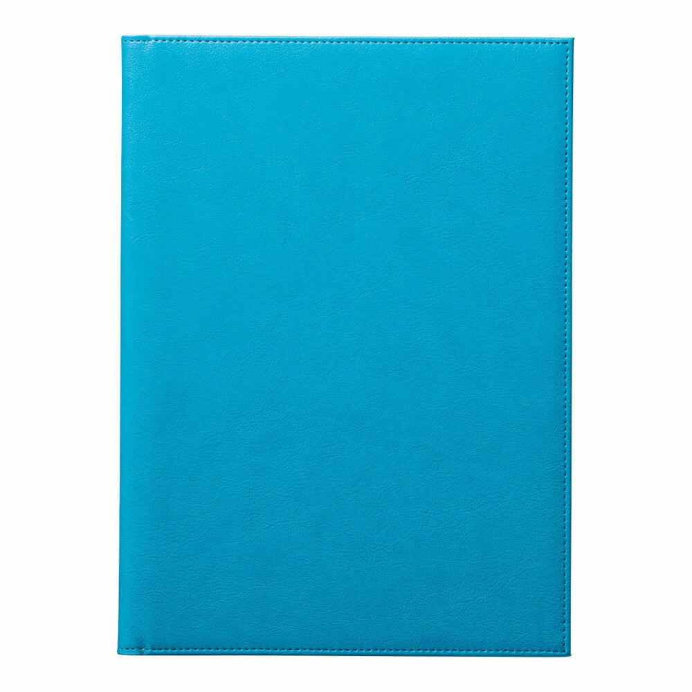 えいむレザータッチメニューブック（A4） CLB-801 スカイブルー