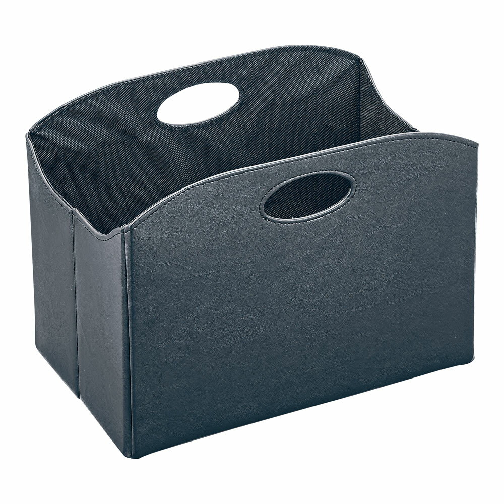 レザー調折り畳み収納バスケット 749201