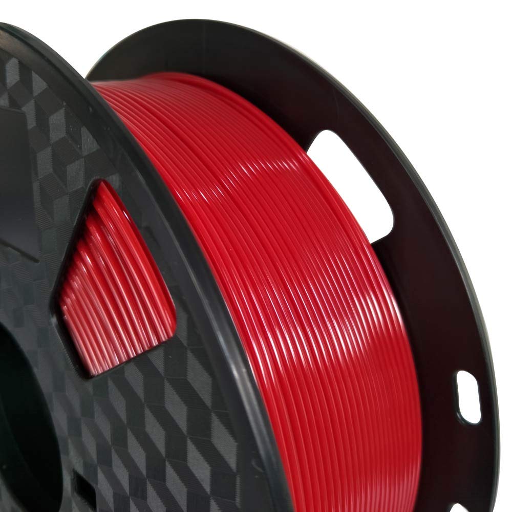 3Dプリンタ PETG フィラメント レッド 1.75mm 1KG 高品質素材 FDMプリンター対応 CC3D