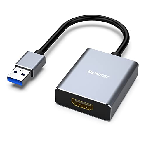 [ޥ饽ݥ5]BENFEI USB 3.0 - HDMI ץUSB 3.0 HDMI  - ᥹ ץ usb³ ǥץ쥤 USB HDMI ǥץ쥤ץ 1080P ɤ USB HDMI Ѵͥ Ѵñ windows 7/8/10/11б