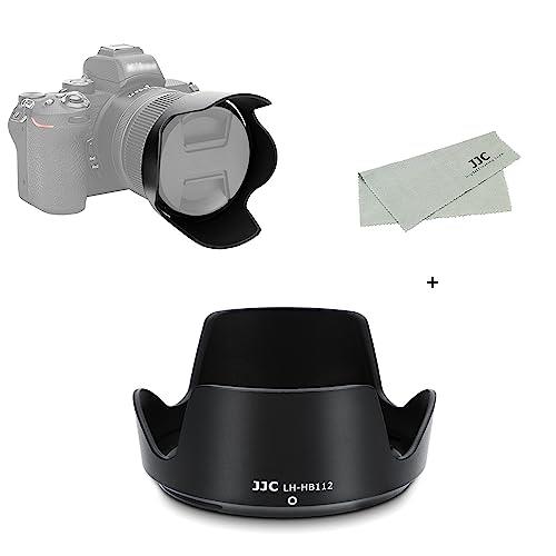JJC HB-112 レンズフード 可逆式 Nikon NIKKOR Z DX 12-28mm f/3.5-5.6 PZ VR レンズ 用 ニコン Z シリーズ 交換レンズ用 Nikon Z fc Z50 Z30カメラ に対応 HB-112 互換 Ф67mm保護フィルター …