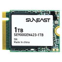 SUNEAST 1TB NVMe SSD M.2 2230 PCIe Gen 4×4 最大読込: 5,000MB/s 最大書き：4,500MB/s Steam Deck Microsoft Surface 対応 SE900GEN423-1T