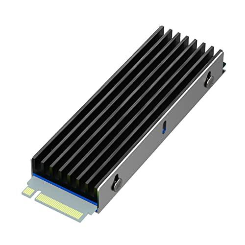 大容量（1T / 2T / 4T）用のM.2ヒートシンク2280 M.2 PCIe NVMe SSD、両面フラッシュチップ、アルミ製、厚さ:0.24インチ（6mm）、PS5 /デスクトップPC のインストールに適用。各種M.2 PCIe 4.0 SSDは、PCIe 3.0 SSD、およびWD Black SN850、Sabrent Rocket 4 Plus、Sabrent Rocket 4、Samsung 980Pro、Samsung 970 Pro、Silicon PowerUS70などのM.2 PCIe SSD、PCIe 3.0 SSD、PS 5 M.2 PCIe SSDを含む、すべての互換性がある。高速M.2PCIeSSDを冷却するのための10°C〜30°Cの冷却効果がある、あなたの NVMe SSDは長時間の操作によって過熱しないため、貴重なSSDの使用寿命が短くなります。3枚の熱伝導パッド を含む。（熱伝導パッドの1〜2年までのゴム製品の老化防止を考慮して、1枚の予備熱伝導パックを付き。) M.2 SSDからM.2ヒートシンクに熱伝導させるために、1枚の熱伝導パッドをM.2 SSDとM.2ヒートシンクの間に配置し、もう1つをM.2SSDとステンレス鋼の下部カバーの間に配置します。5本のねじ：4本のネジはM.2ヒートシンクキットの取り付け用(さまざまな高さのM.2 PCIe SSDに合わせて高さを調整可能です。)、1本ネジはM.2 SSDを取り付け用。