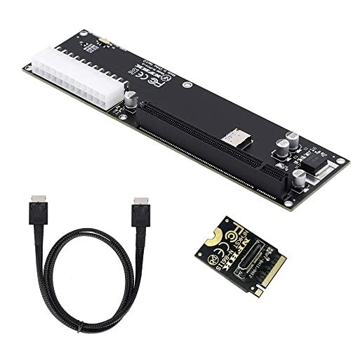 NFHK PCI-E 3.0 M.2 M-key to Oculink SFF-8612 SFF-8611 Host Adapter for GPD WIN Max2 External Graphics Card & SSD