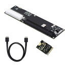 NFHK PCI-E 3.0 M.2 M-key to Oculink SFF-8612 SFF-8611 Host Adapter for GPD WIN Max2 External Graphics Card SSD