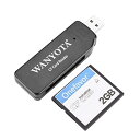 WANYOTA コンパクトフラッシュカードリーダー コンパクトフラッシュCFメモリーカード USBリーダーリーダー/ライター (2G)