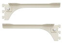 ウッドワン カナモノ フツウノ ホワイト 棚板奥行き250・300mm用ブラケット 左右セット MKTTBS-2D-W