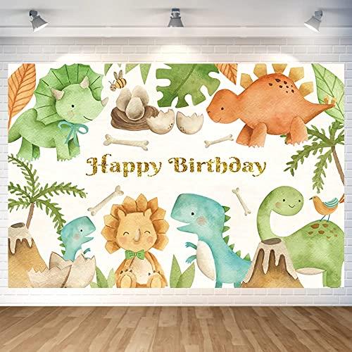 恐竜 バースデー タペストリー 恐竜 誕生日 飾り付け バースデー フォトポスター 誕生日 ディノサウルス 写真背景 Happy Birthday パーティー タペストリー おしゃれ 誕生日 デコレーション 子供