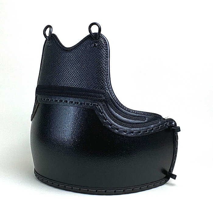 Mサイズ 単品 胴 剣道具 剣道防具 ベタ胸 黒石目塗胴 二本足 ヤマト胴 紺紐付 ラプター塗装風 受注生産品