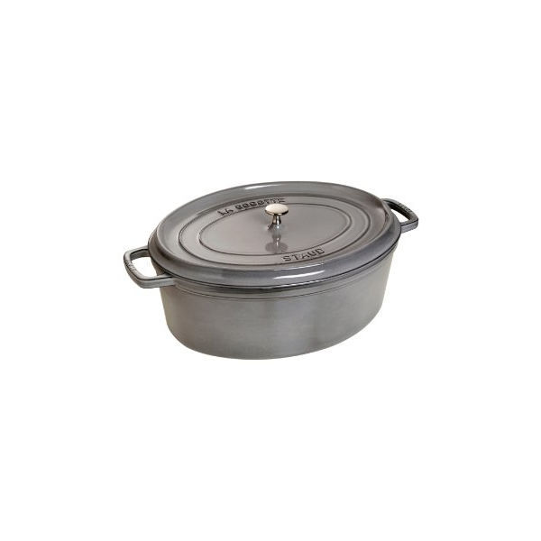 【店内全品ポイント10倍】STAUB ピコ・ココット オーバル 41cmグレー40509-508 ストウブ 品番：RST4836