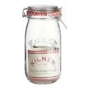 KILNER ラウンド クリップトップガラスジャー 1.5L 【品番】AKL3905 キルナー イギリス