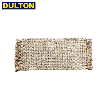 DULTON グリッド ジュート マット 300x600 ナチュラル×アリボリー GRID JUTE MAT HAND WEAVE 600 NTIV【CODE：T19-0067/60IV】 ダルトン インダストリアル DIY 男前 インテリア