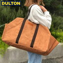 DULTON WAX CANVAS LOG BAG CAMEL (iԁFY959-1267CAM) _g C_XgA AJ Be[W jO bNX LoX O obO L