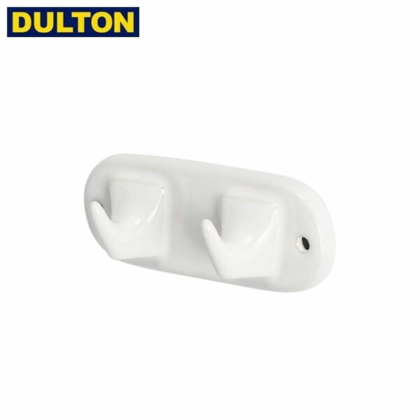 DULTON |[Z 2 vO tbN (iԁFY-0617/2) PORCELAIN 2 PRONG HOOK _g C_XgA AJ Be[W jO