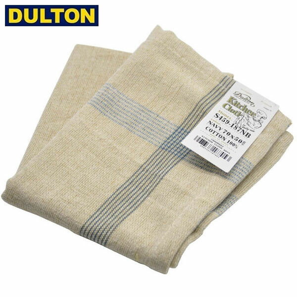 DULTON シャンブレー キッチン クロス ネイビー CHAMBRAY KITCHEN CLOTH NAVY 【品番：S459-187NB】 ダルトン インダストリアル アメリカン ヴィンテージ 男前