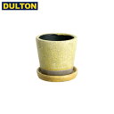 【店内全品ポイント10倍】DULTON COLOR GLAZED POT YELLOW 【品番：CH15-G527YL】 ダルトン インダストリアル アメリカン ヴィンテージ 男前 カラー グレイズド ポット イエロー