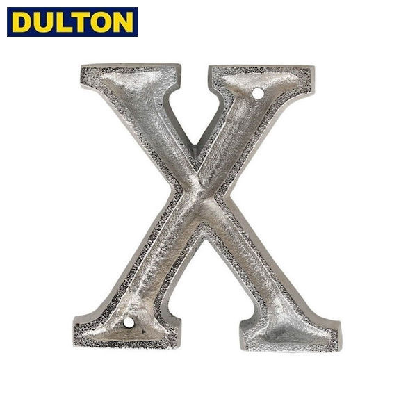 DULTON METAL LETTER 105 SILVER X yiԁFG105S-Xz _g C_XgA AJ Be[W jO ^^[105 X Vo[