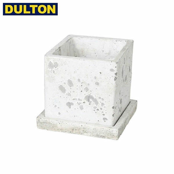 【店内全品ポイント10倍】DULTON SOLID PLANTER CUBE L ROUGH GRAY 【品番：A655-758LRG】 ダルトン インダストリアル アメリカン ヴィンテージ 男前 ソリッド プランター キューブ L