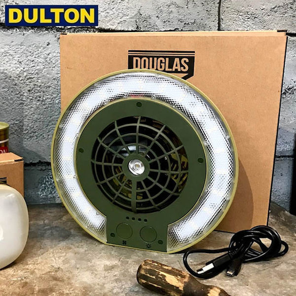 【店内全品ポイント10倍】DULTON 'DOUGLAS FAN AND LIGHT (品番：K845-990) ダルトン インダストリアル アメリカン ヴィンテージ 男前 