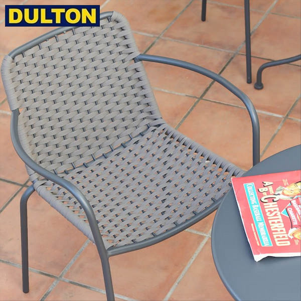 DULTON クッション ロープ チェア グレー ミックス CUSHIONED ROPE CHAIR GRAY MIXED [PX]【CODE：F20-0212GY】 ダルトン インダストリアル DIY 男前 インテリア