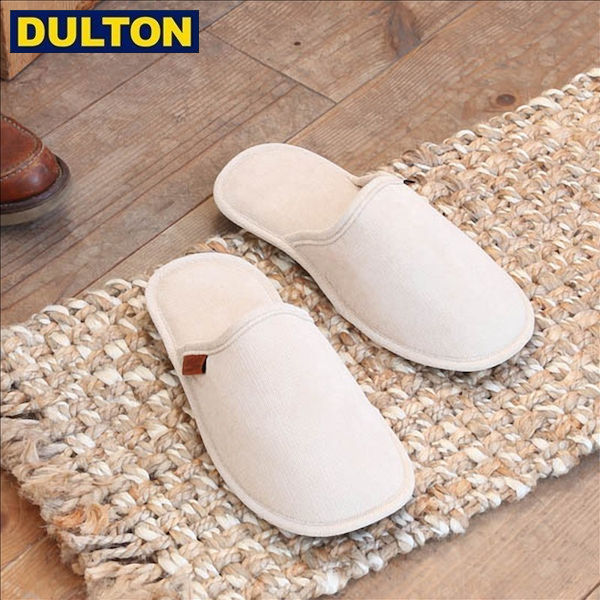 DULTON コーデュロイ スリッパ EV メン ベージュ CORDUROY SLIPPERS EV MEN/BEIGE ダルトン インダストリアル DIY 男前 インテリア