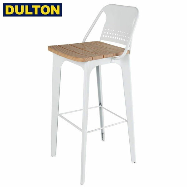 DULTON バー チェアー アッシュウッドシート BAR CHAIR ASH WOOD SEAT (品番：F20-0240WT) ダルトン インダストリアル アメリカン ヴィンテージ 男前