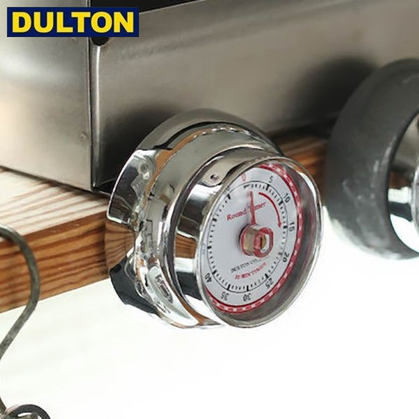 DULTON キッチン タイマー ウィズ マグネット クローム KITCHEN TIMER W/MAGNET CHROME (品番：100-189CR) ダルトン インダストリアル アメリカン ヴィンテージ 男前