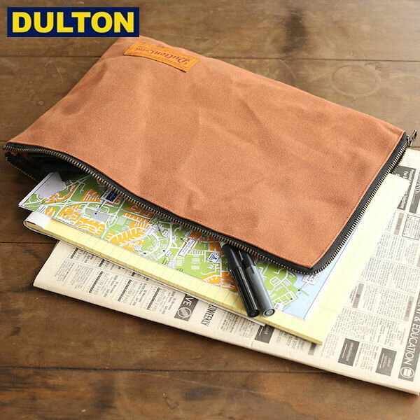 DULTON ワックス キャンバス ツール ポーチ L キャメル WAX CANVAS TOOL POUCH L CAMEL (品番：T21-0338L/CAM) ダルトン インダストリアル アメリカン ヴィンテージ 男前