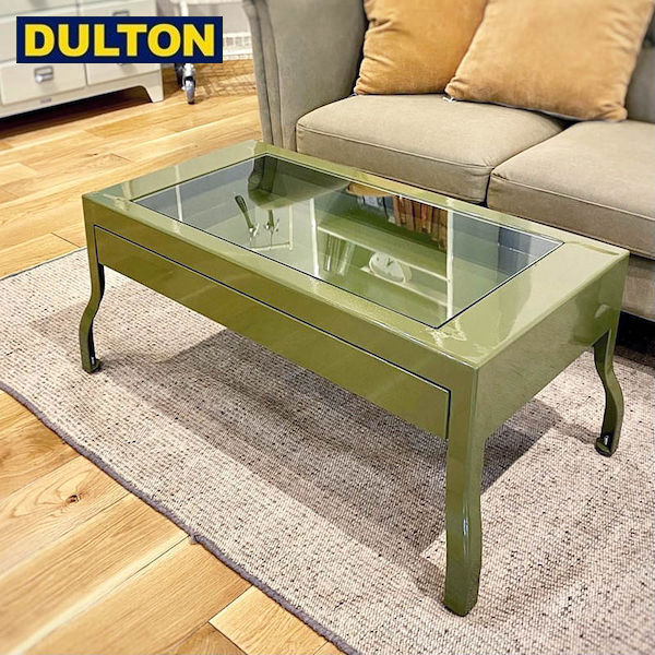 DULTON ロー テーブル 90 オリーブドラブ LOW TABLE 90 OLIVE DRAB 【CODE：100-192-9OV】 ダルトン インダストリアル 男前