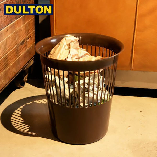 DULTON イタリアン オープン ウェイスト バケツ 14L ブラウン ITALIAN OPEN WASTE BASKET 14L BROWN 【CODE：RN-0420-BRW】 ダルトン インダストリアル 男前