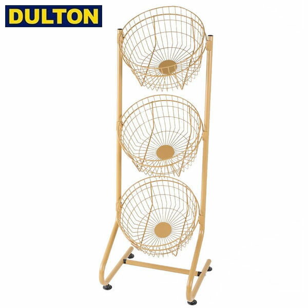 DULTON ワイヤー ラウンド ラック サンドベージュ WIRE ROUND RACK SAND BEIGE 【CODE：MT-0525BE】 ダルトン インダストリアル 男前