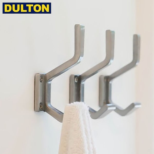 DULTON ALUMINUM DOUBLE HOOK アルミニウム ダブル フック 【品番：Y-0534】 ダルトン インダストリアル アメリカン ヴィンテージ 男前 D2310