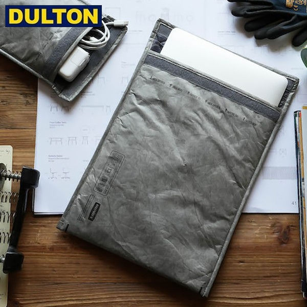 ダルトン PCケース 【店内全品ポイント10倍】DULTON PADDED ENVELOPE BAG FOR 13''LT GRAY パデッド エンペロープ バッグ for 13 インチ ラップトップ グレー 【品番：Y925-1247MGY】 ダルトン インダストリアル アメリカン ヴィンテージ 男前 D2310