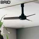 BRID ダクトレールファン DCモーター ベーシック Φ40cm Black 軽量 小型 冷暖房効率UP 節電 シーリングファン 黒 ブラック 品番：338912 (L-4) D2309