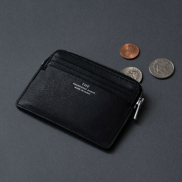 THE WALLET BLACK 【L-1】 財布 ヌメ革 タンニンなめし ミニマル シンプル 中川政七商店