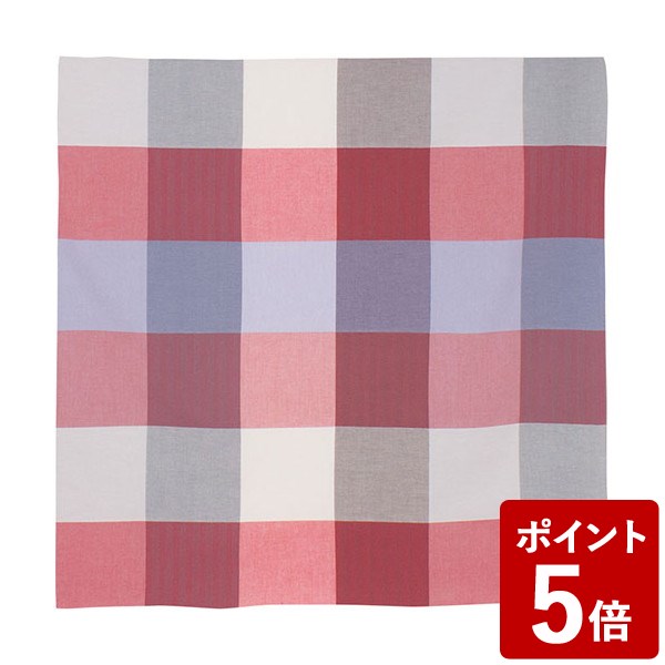 【店内全品ポイント10倍】山田繊維 むす美 風呂敷 MUSUBI+ 70 チェック レッドミックス 約72cm 20437-201 1