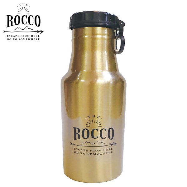 ロッコ マグボトル 【店内全品ポイント10倍】ROCCO ロッコ ワンタッチボトル ゴールド 350ml K04-8213 グローバルアロー